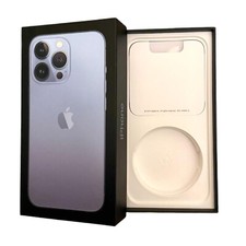 iPhone 13 Pro EMPTY RETAIL BOX ONLY Sierra Blue  1 Apple Sticker