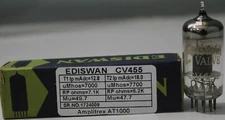 CV455 ECC81 Ediswan NOS NIB "O" getter made in England Amplitrex tested 1MP