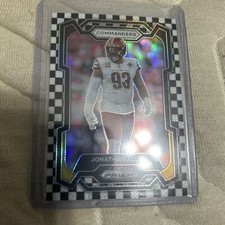 2023 Panini Prizm JONATHAN ALLEN Black White Checker Prizm #298 Commanders