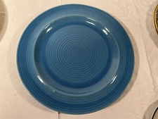 Lovely Blue Charger Chop Plate Made in Japan 12-1/2"