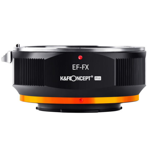 Adaptateur concept K&F Pro pour objectif Canon EF EOS vers boîtier Fuji FX X-E1 - Photo 1/11