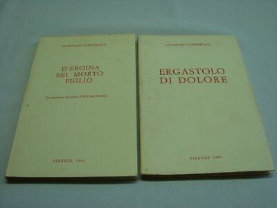 (Carnemolla) Aus Eronie bist du tot Sohn + lebenslange Schmerzen 1981 Florenz