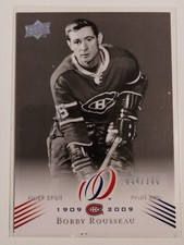 2008-09 UD Montreal Canadiens Centennial parallel Bobby Rousseau #132 054/100