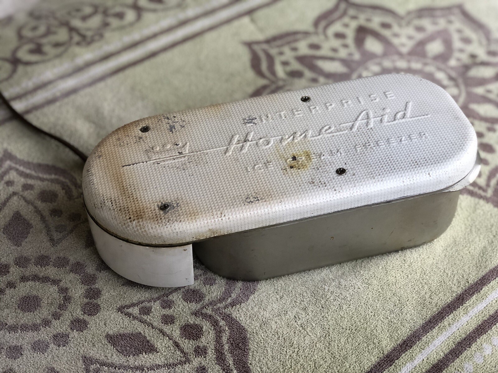 Vintage Enterprise HomeAid Electric Ice Cream Freezer Model 28 eBay