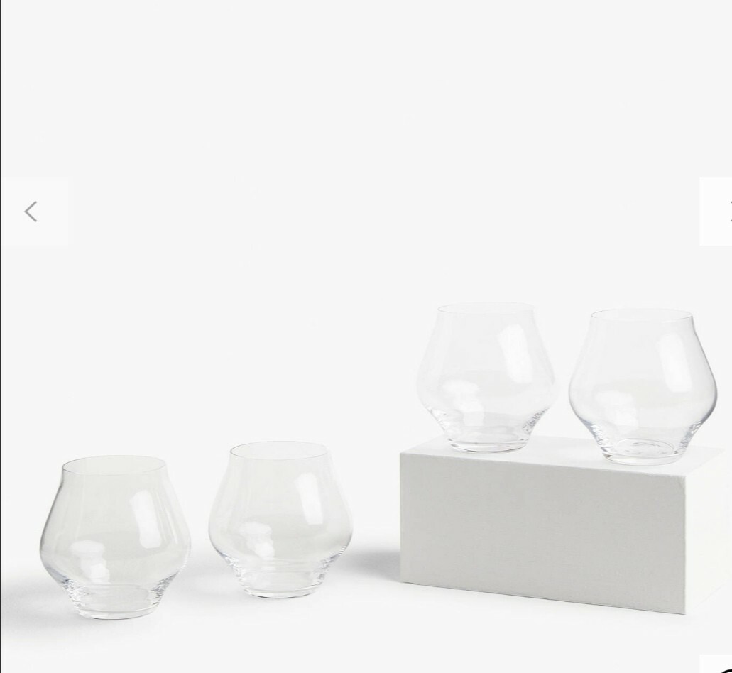John Lewis & Partners Connoisseur Stemless Red Wine Glasses, Set of 4