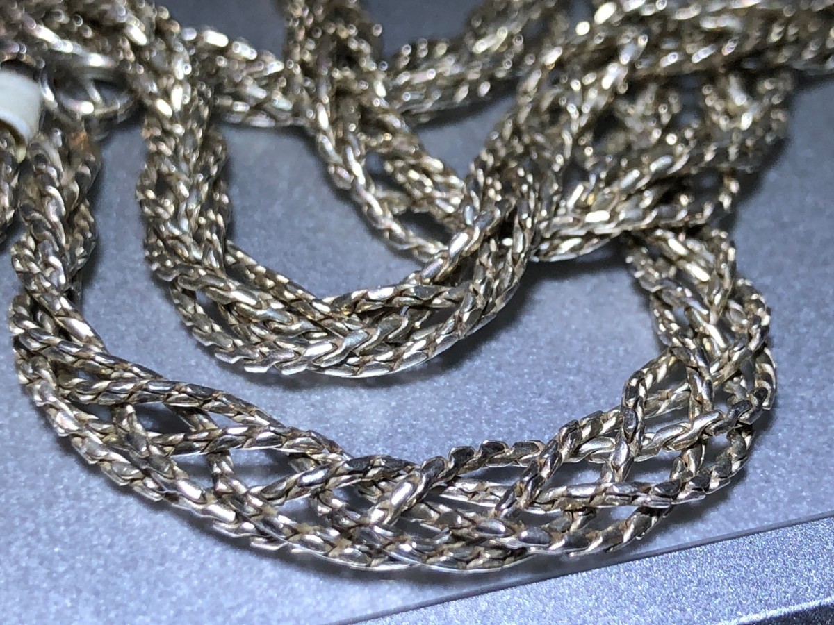 925 Sterling Silver Necklace 19-3/4 long Jewelry Unisex 925 Sterling Silver Necklace 19-3/4 long Jewelry Unisex
