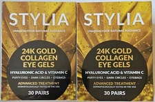 60 Pairs 24K Gold Collagen Under Eye Gels Pads for Puffiness & Dark Circles 2027