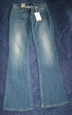 New Levi's 528 Curvy Boot Cut Medium Juniors Size 7 Blue Jeans NWT | eBay