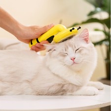 Little Bee Pet Needle Comb Cat Comb One Button Washing Artifact Pet Comb Hair Re