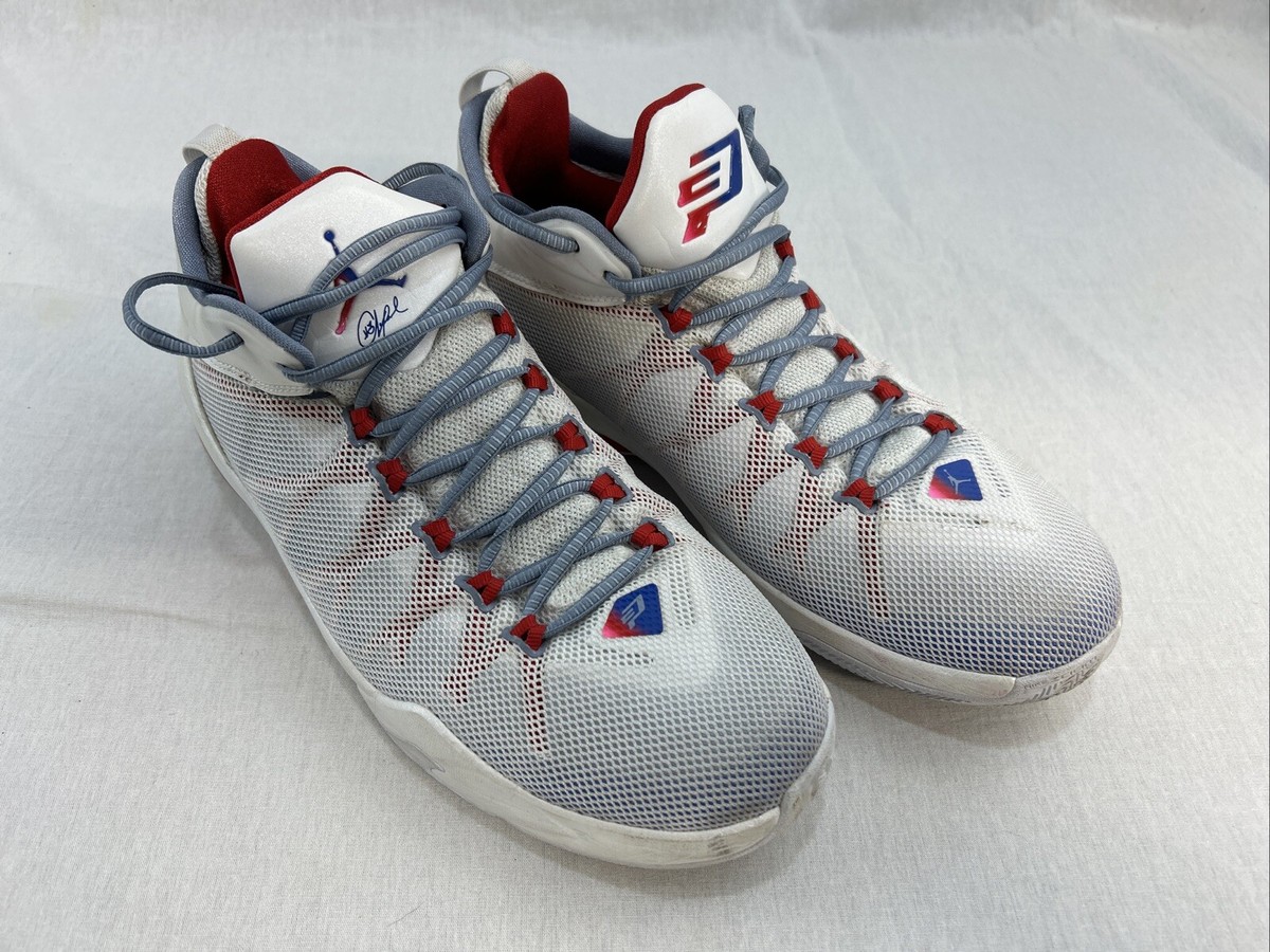 Nike Air Jordan CP3 VIII AE Chris Paul Wht Royal Red Blue 725173-107 Mens 