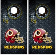 Washington Redskins Diamond Plate Cornhole Board Decal Wrap Wraps