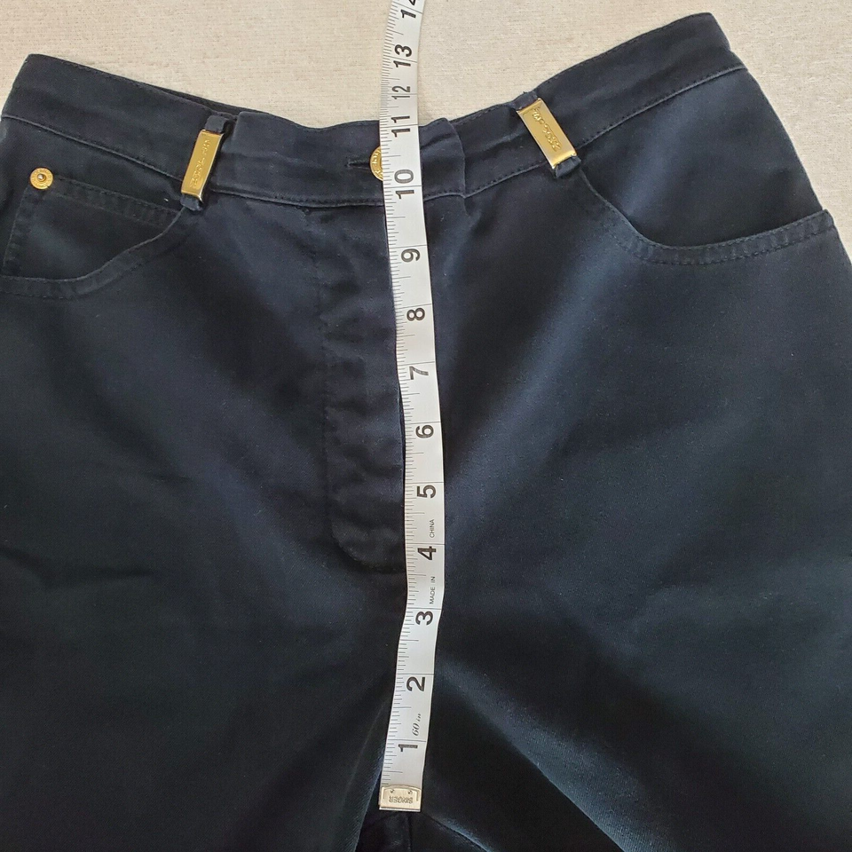 St.John Sport Marie Gray size 10 NWT Brown Leather Pants : Les Petits