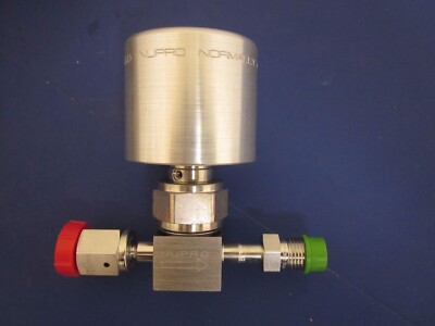#ad Nupro SS HBTW4 C High Pressure Bellows Sealed Valve 1 4quot; MVCR x 1 4quot; FVCR Used $55.00