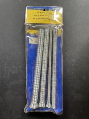 BrassCraft Set T073 Tube Bending Plumbing Tools 4 Flexible Springs Pipe NEW