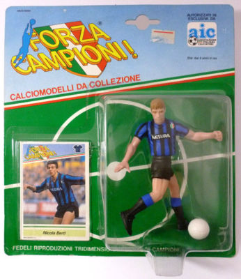 Nicola Berti Inter Milan Forza Campioni! Action Figure NIB Kenner Italy Serie A