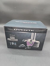 Ovente Mini Electric Food Processor 1.5 Cup PF1002B New In Box 