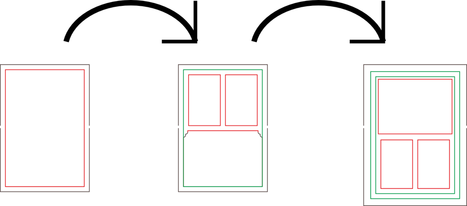 O Gauge Sash Window Kit Laser Cut Sash Windows Scratch Aid Layout Kit ...