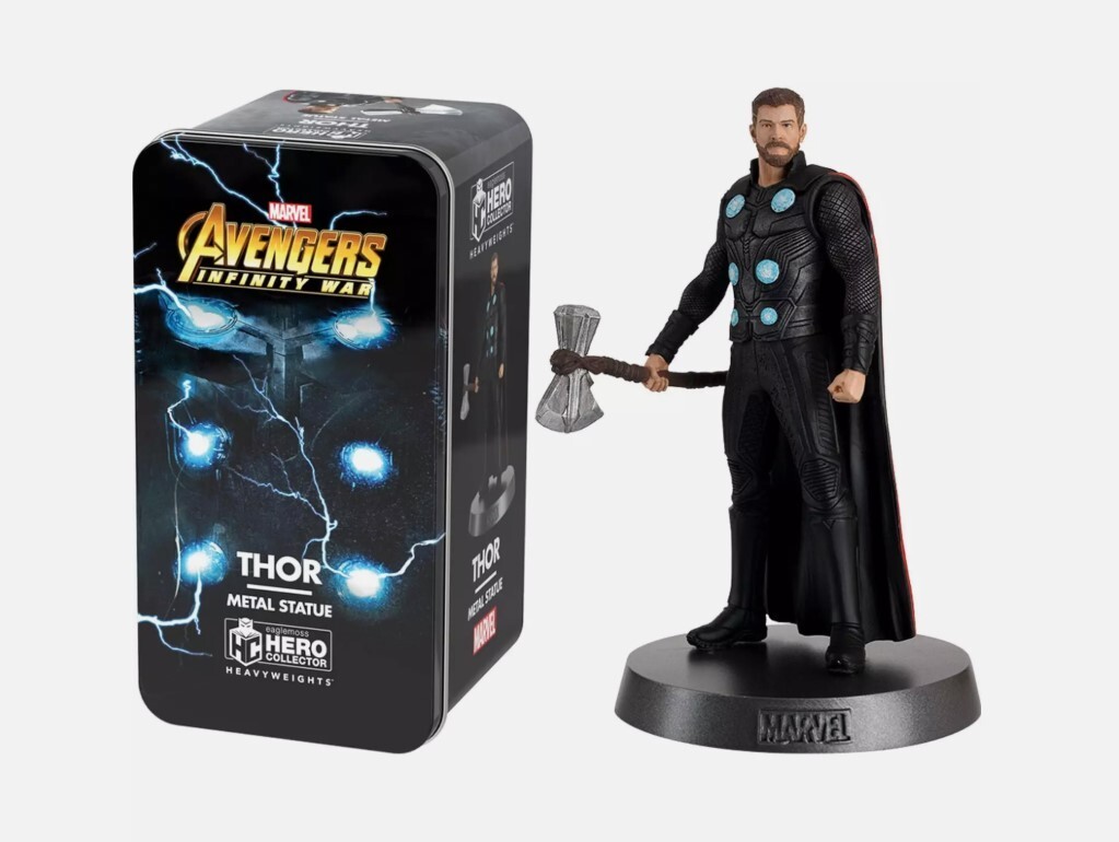 Figurine Thor Eaglemoss Hero Collector Heavyweights statuette métal Marvel 1/16 collectionneur