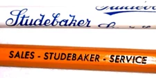 Pair of "STUDEBAKER"Unused Pencils-One Name Covered & Walter Motor Co-Norton, KS