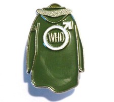 The Who Metal Enamel Pin Badge Green and White Mod Parka