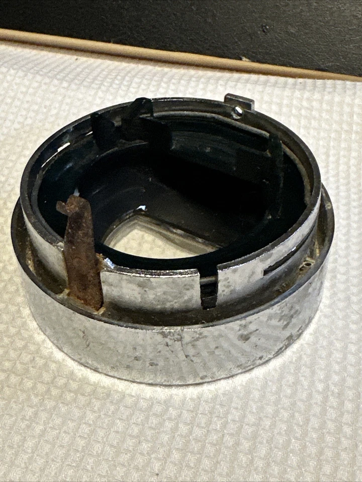  1964 1965 1966 FORD THUNDERBIRD ÓLEO ALT TEMP MEDIDOR DE COMBUSTÍVEL ACABAMENTO MOLDURA E LENTE - Imagem 4 de 4