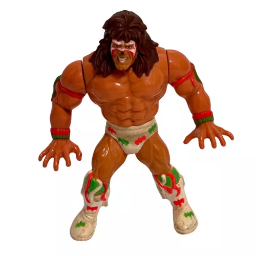 Ultimate Warrior Action Figure WWF Hasbro Series 2 Titan Sports Works WWE