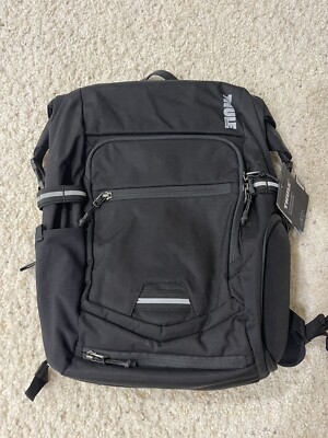 NEW - 2014 Thule Sweden Pack N Pedal Commuter Backpack 24L Black - SKU 100070