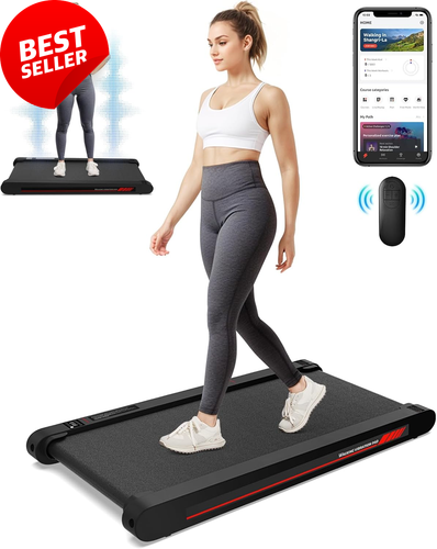 3 in 1 Walking Pad Treadmill, Under Desk, Vibration, Remote & App Control, Porta - Picture 7 of 12