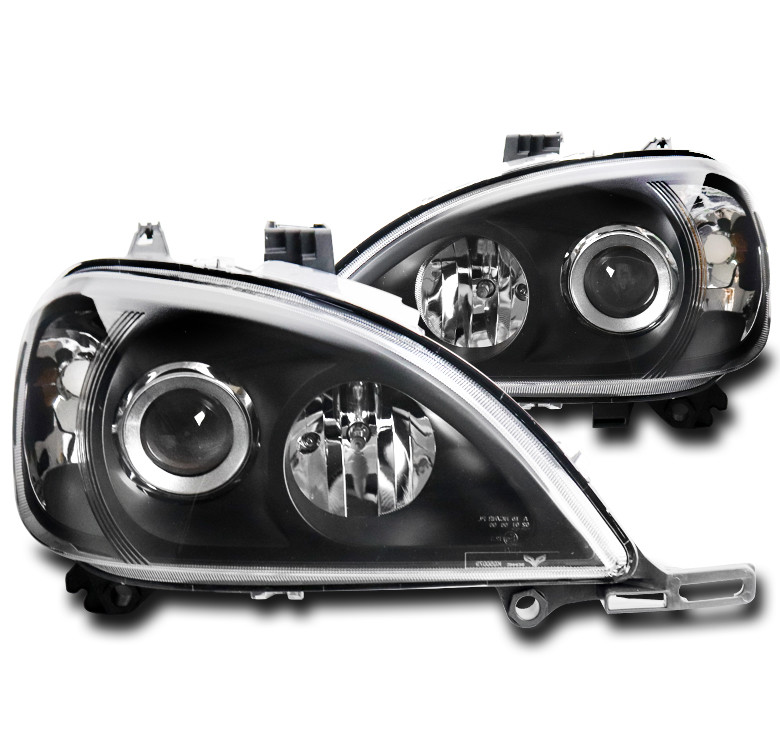 FOR 98-05 MERCEDES-BENZ W163 ML320 ML430 ML55 BLACK PROJECTOR
