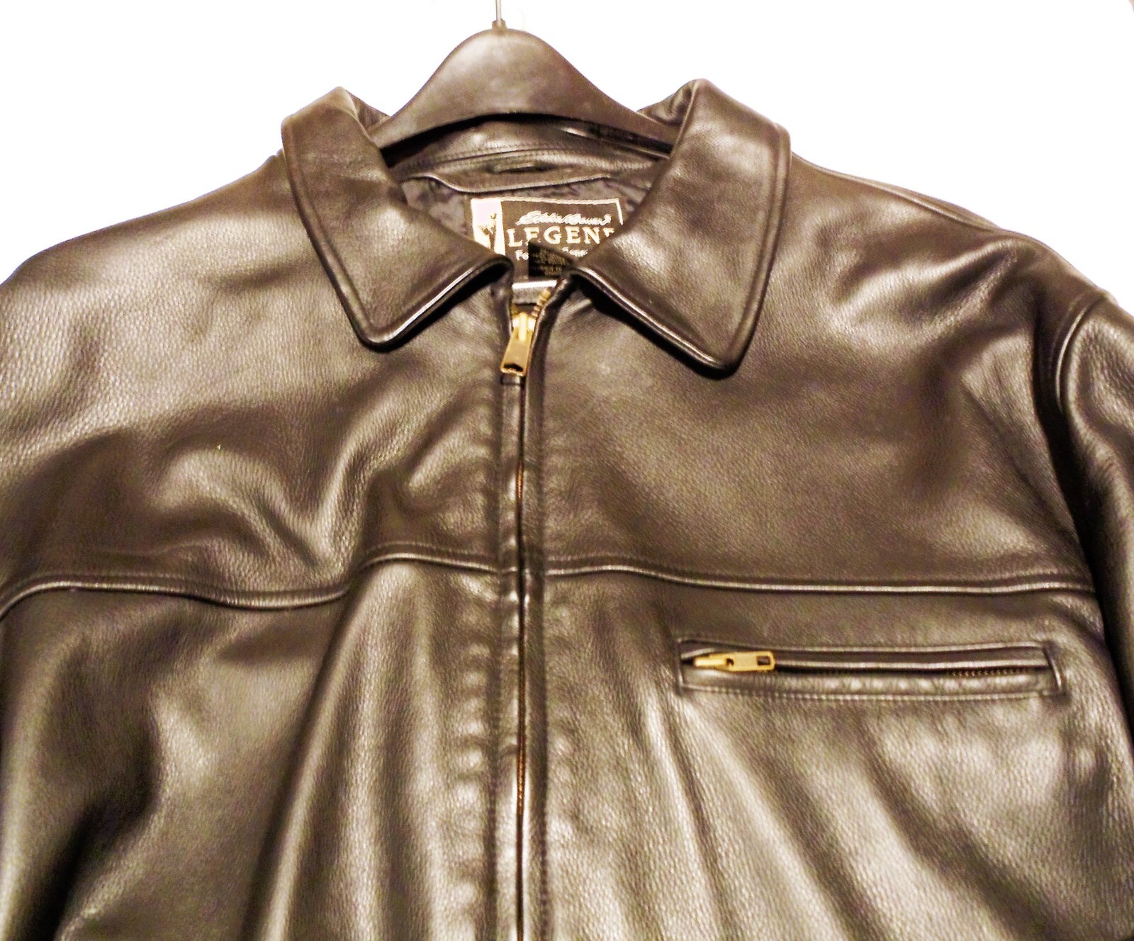 EDDIE BAUER LEATHER JACKET eBay