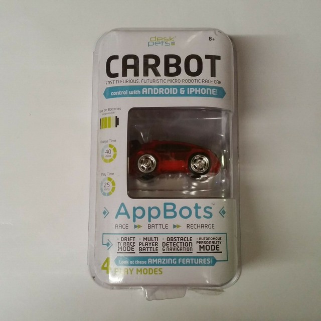 Desk Pets Carbot Red Fast N Furious Futuristic Micro Robotic Race