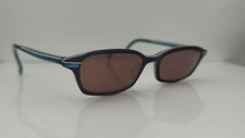 Vintage Pro-Design 4615 Teal Oval Sunglasses FRAMES ONLY