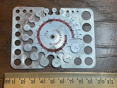 VINTAGE NEWALL STONE DIAMOND GAUGE WATCHMAKER - KARLAN & BLEICHER