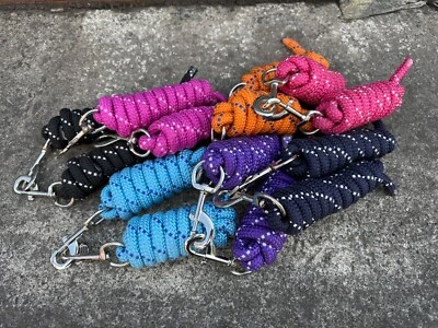 EQUIPRIDE Pferde Führstrick für Kopfhalsbänder Trigger Clip 2 Meter 2er Pack