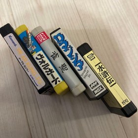 MSX game cartridge set of 5 Japanese