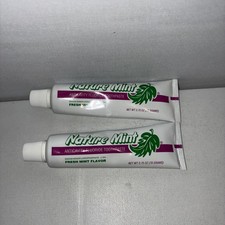 Lot Of 2-Nature Mint Anticavity Fluoride Toothpaste-Fresh Mint 2.75 oz/exp 05/27