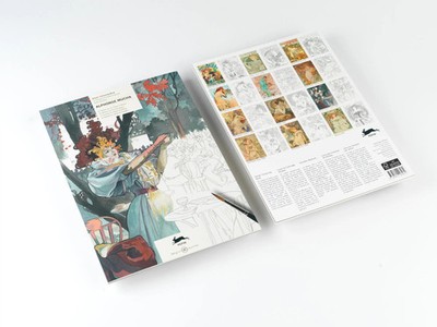 Alphonse Mucha | Artists' Colouring Book | Pepin Van Roojen | Taschenbuch | 2024