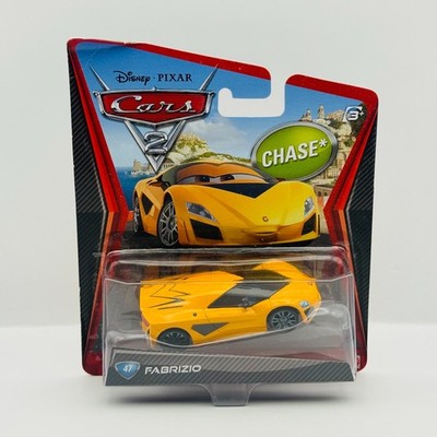 Disney Pixar Cars - FABRIZIO LAMBORGHINI *CHASE* Cars 2 2012 - 1:55 Diecast