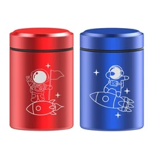 2 Pack Portable Aluminum Storage Jar,Airtight Smell Proof Container,Stash Jar...