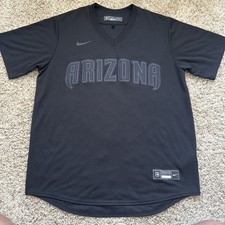 Nike Arizona Diamondbacks Triple Black Fashion Jersey Men's Size L MLB Blackout