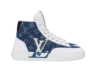 LOUIS VUITTON DAMEN LV CHARLIE SNEAKER 1AA47E WH/MONOGRAM DENIM US5 Gebraucht
