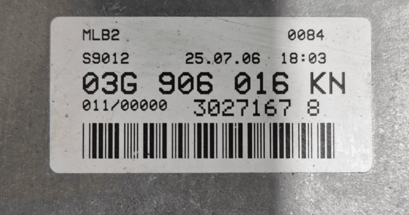 CENTRALINA INIEZIONE AUDI A4 8E 2.0 16V TDI Ber. 2004-2008 14b9c8 - Immagine 4 di 4