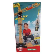Dickie Toys 203462411 - Mega Crane, Kabelgesteuerter Kran, 1 Meter hoch