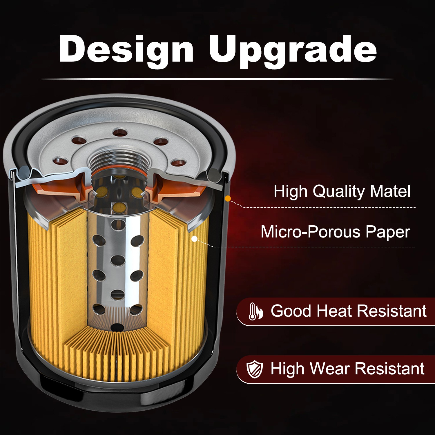 2pc Transmission Filters Oil Filters Hydraulic Filters for 063-1050-00 600976