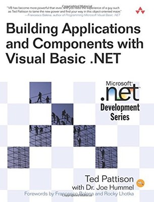 BUILDING APPLICATIONS AND COMPONENTS WITH VISUAL BASIC By Ted Pattison & VG