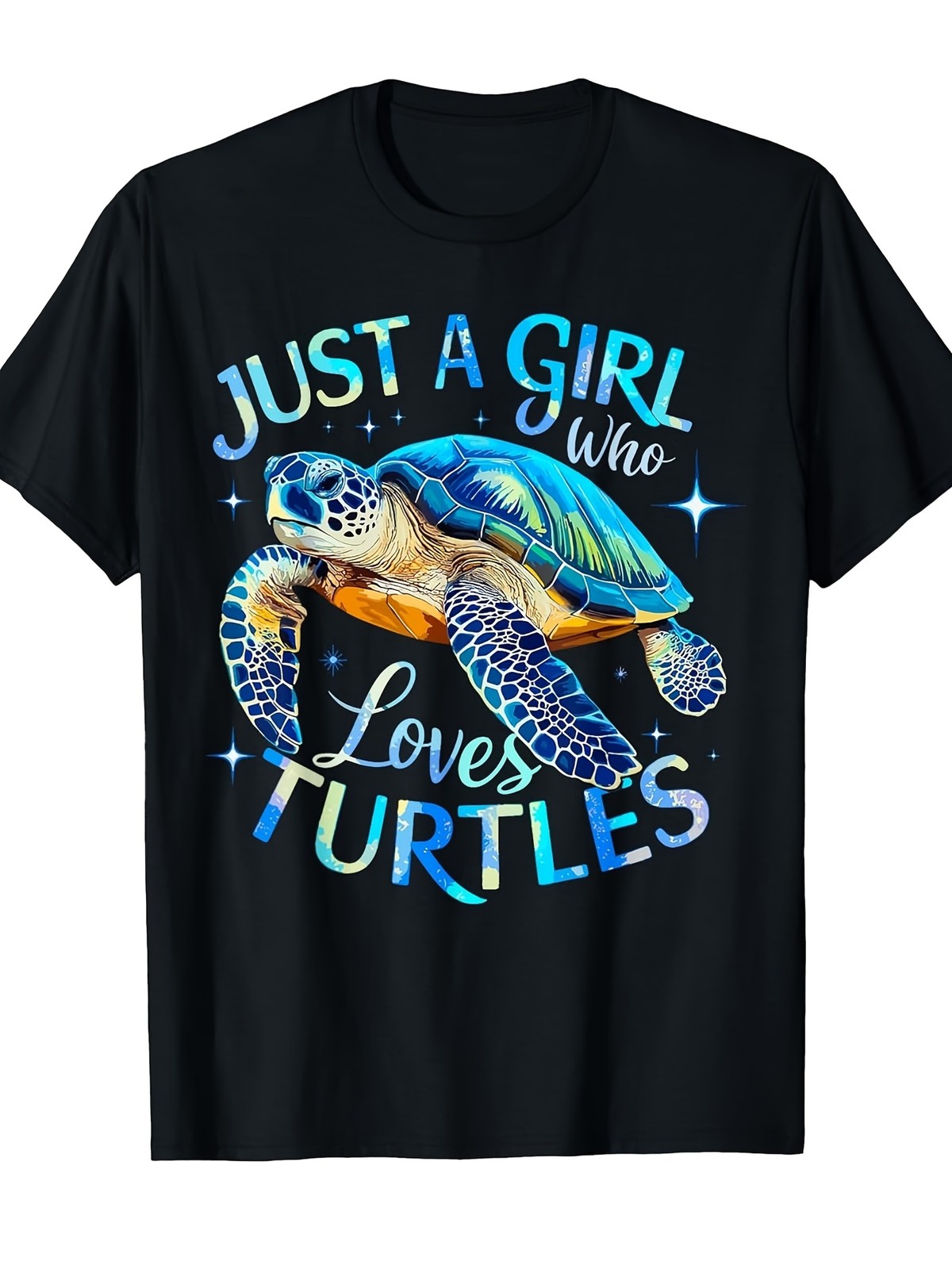 Sea Turtle Just a Girl Who Loves Turtles T Shirt[Cool Design] Street Trending