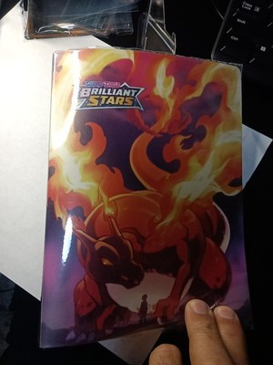 Pokemon card binder empty Holds Over 100+ Cards 29 Pages 