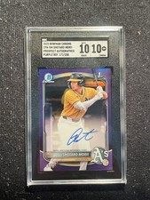 2025 Bowman Chrome Prospect Auto Shotaro Morii Purple Refractor #/250 SGC 10