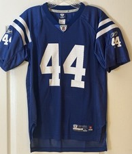 Reebok NFL Indianapolis Colts Dallas Clark #44 Youth Large 14-16 Blue Jersey