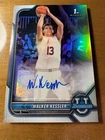 2021-22 Bowman University - Chrome Prospect Autographs Walker Kessler-Refractor